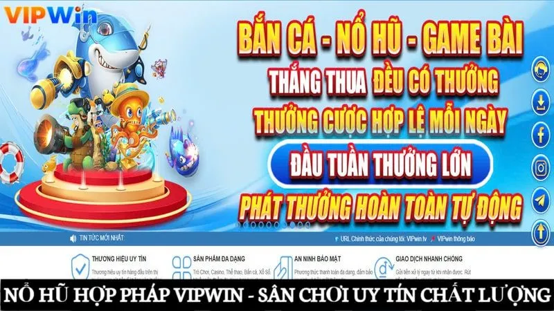 nổ hũ hợp pháp
