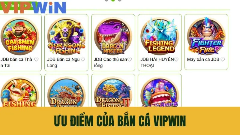 Ưu điểm nổi bật của game bắn cá VIPWIN Ưu điểm nổi bật của game bắn cá VIPWIN