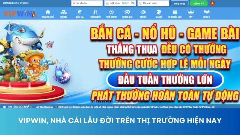 VIPwin, nhà cái lâu đời trên thị trường hiện nay