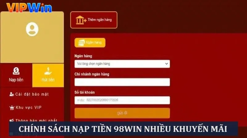 Nạp tiền qua thẻ 98win hỗ trợ nhiều nhà mạng khác nhau Nạp tiền qua thẻ 98win hỗ trợ nhiều nhà mạng khác nhau