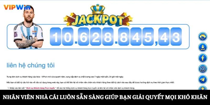 Nhân viên nhà cái luôn sẵn sàng giúp bạn giải quyết mọi khó khăn Nhân viên nhà cái luôn sẵn sàng giúp bạn giải quyết mọi khó khăn